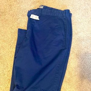 Mens express 34/30 slim fit photographer pants navy